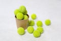 Tennis balls background Royalty Free Stock Photo