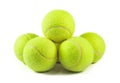 Tennis balls isolated Royalty Free Stock Photo