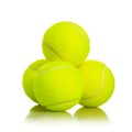 Tennis Balls sport equipment on white background