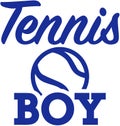 Tennis boy Royalty Free Stock Photo