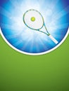 Tennis brochure Royalty Free Stock Photo