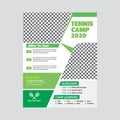 Tennis Camp Flyer design very creative design