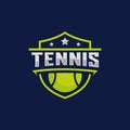 Tennis emblem logo