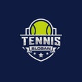 Tennis emblem logo