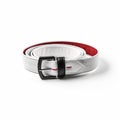 Hyper-realistic Taekwondo Belt On White Background