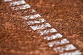 Tennis court - clay texture