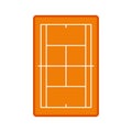 Tennis court icon Royalty Free Stock Photo