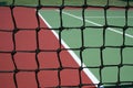 Tennis Court Net Royalty Free Stock Photo