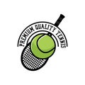 tennis court olympic sport logo vector, padel illustration design, tennis ball