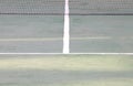Tennis court white intersecting lines