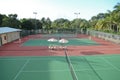 Tennis courts Royalty Free Stock Photo