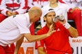 Tennis Davis Cup Austria vs. France Royalty Free Stock Photo