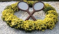 Tennis decoration at Billie Jean King National Tennis Center