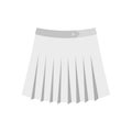 Tennis female skirt icon, flat style Royalty Free Stock Photo