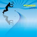 Tennis game Royalty Free Stock Photo