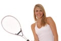 Tennis Girl Two Royalty Free Stock Photo