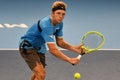 Tennis Internationals Next Gen ATP Finals - Tournament Round - Alex De Minaur vs A. Davidovich Fokina Royalty Free Stock Photo