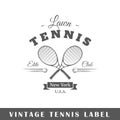 Tennis label template