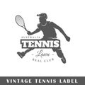 Tennis label template