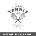 Tennis label template