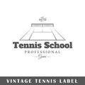 Tennis label template