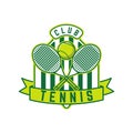 Tennis logo tennis club sports badge template design