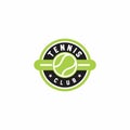 Tennis logo icon design, sports badge template. Vector illustration Royalty Free Stock Photo