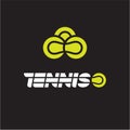 Tennis logo tennis balls