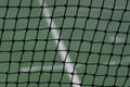 Tennis net on court background Royalty Free Stock Photo