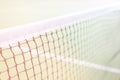 Tennis net in the court with gradient color. Abstract and background concept Royalty Free Stock Photo