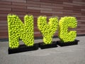 Tennis NYC, Tennis Balls, US Open, Flushing Meadows Corona Park, Queens, New York, USA Royalty Free Stock Photo