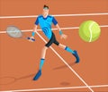 Tennis Player Royalty Free Stock Photo