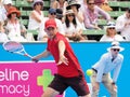 Tennis player Dominic Thiem preparing for the Australian Open at the Kooyong Classic Exhibition tournament