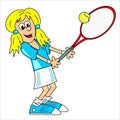 Tennis player - girl