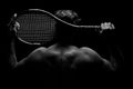 Tennis Player and his Racket