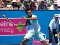 Tennis player Jo-Wilfried Tsonga preparing for the Australian Open in Melbourne