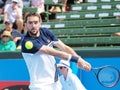 Tennis player Marin Cilic preparing for the Australian Open at the Kooyong Classic Exhibition tournament
