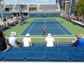 Tennis Players Nicolas Mahut and Soon Woo Kwon, 2017 US Open, NYC, NY, USA