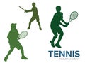 Tennis playing sports