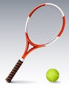 Tennis racket Royalty Free Stock Photo