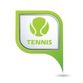 Tennisl icon on the map pointer