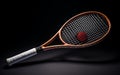 tennis racket isolated on a transparent background.