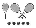 Tennis Racket Silhouette, Tennis Racket, Crossed Rackets Silhouette, Tennis Ball svg, Tennis bat silhouette