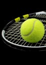 Tennis racket, tennis ball Royalty Free Stock Photo