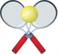 Tennis rackets Royalty Free Stock Photo
