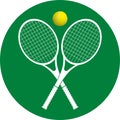 Tennis rackets icon