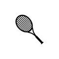 Tennis racquet icon symbol Royalty Free Stock Photo