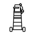 Tennis Referee Chair Tower Icon