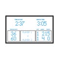 Tennis Scoreboard Icon Royalty Free Stock Photo