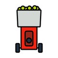 Tennis Serve Ball Machine Icon Royalty Free Stock Photo